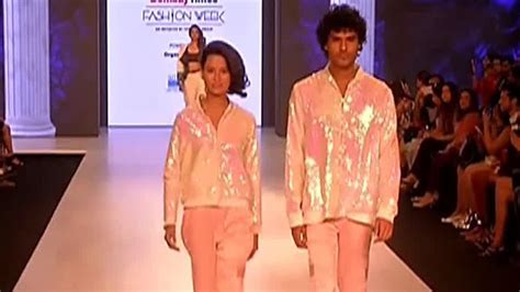 Anj Presents Summer Motely And Manish Kumar Showcases Spring Summer Couture 2020 At Btfw