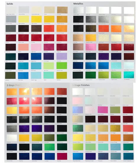 Color Chart Maaco Paint Colors 2020 Maaco 499 Car Paint Job Special