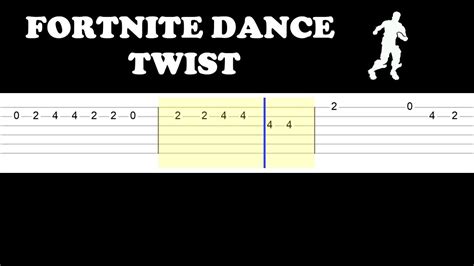 Fortnite Dance Twist Easy Guitar Tabs Tutorial Youtube