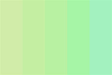 Set your mind at ease by adding sage green highlights to any room. Light Pastel Greens Color Palette