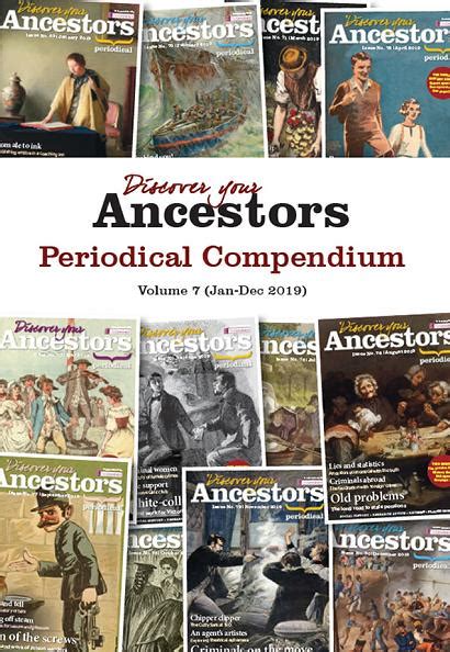 Discover Your Ancestors Periodical Compendium 2019 Sandn Genealogy Supplies