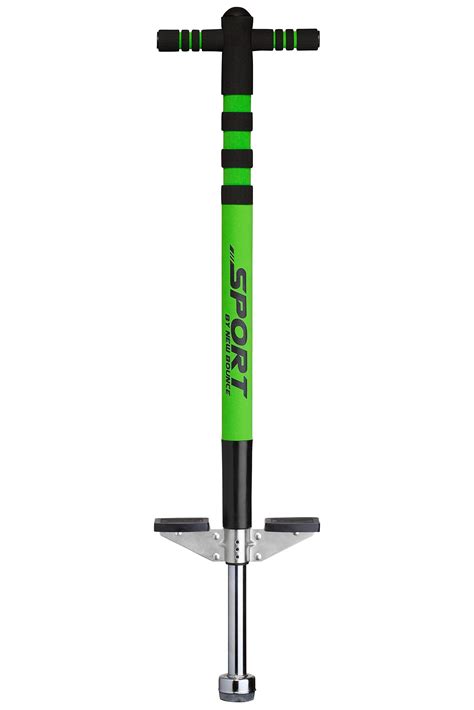 New Bounce Soft Easy Grip Sport Pogo Stick For Ages 5 9 Black And Green