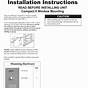 Frigidaire Air Conditioner Installation Manual