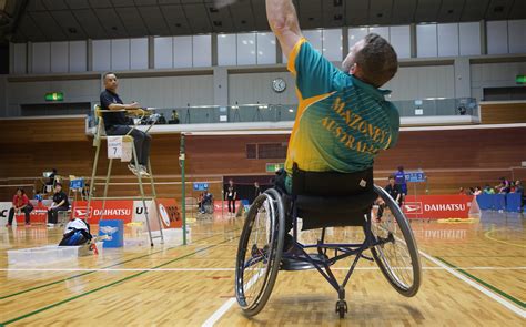 Para Badminton Athletes Make A Racquet Paralympics Australia