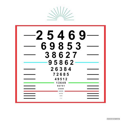 Eye Chart For Children Printable