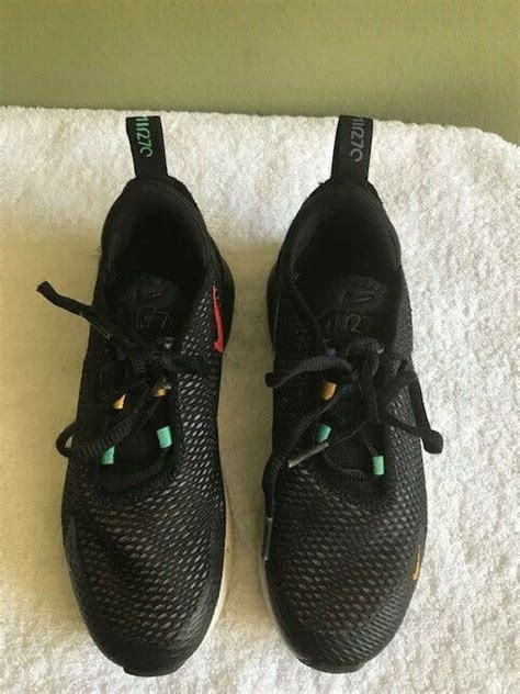 Nike Air Max 27c Boys Athletic Shoes Black Multi Color Sz 3y Ebay