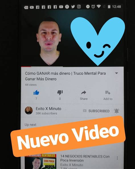 Nuevo Video No Te Lo Pierdas En El Canal De Youtube De Éxito X Minuto Inversion Instagram