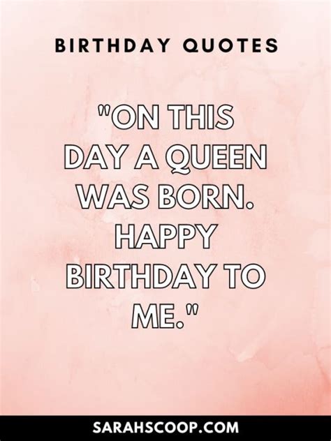 200 Inspirational Birthday Quotes For Self And Happy Wishes Sarah Scoop