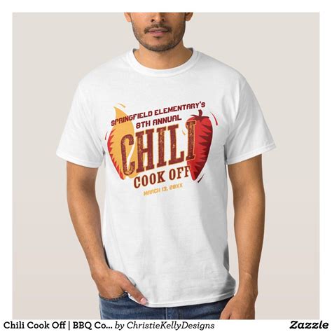 Chili Cook Off Bbq Cookout Contest T Shirt In 2020
