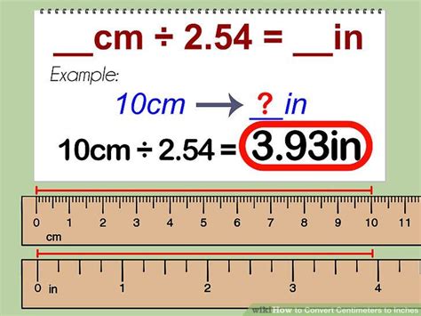 How To Convert Centimeters To Inches Centimeters To Inches Cm To