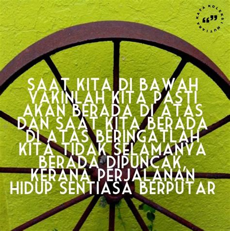 Selama perjalanan menuju pernikahan, tak ada bekal. Saat kita di bawah yakinlah kita pasti akan berada di atas dan saat kita berada di atas ...