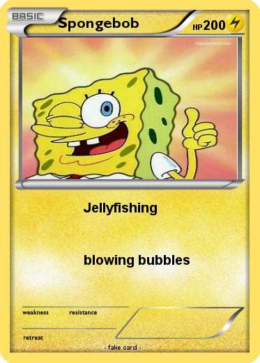 Pokémon Spongebob 3275 3275 Jellyfishing My Pokemon Card