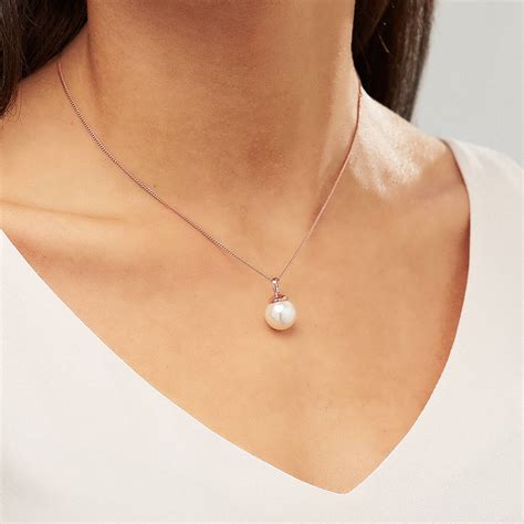 Our classic pearl necklace with a beautiful rose gold chain. rose gold pearl necklace by claudette worters | notonthehighstreet.com