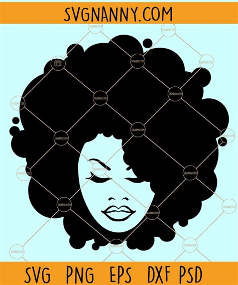 Afro Queen Svg Black Woman Svg Pretty Black Educated Svg Black Queen