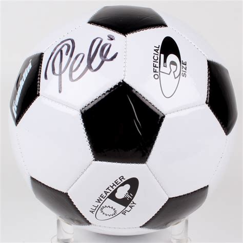 Pele Signed Soccer Ball Psa Coa Pristine Auction