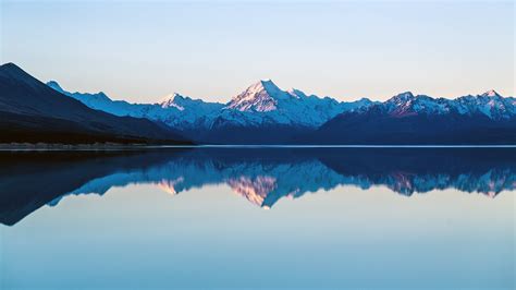 Free Download Hd Wallpaper Snowcap Mountain Lake Landscape