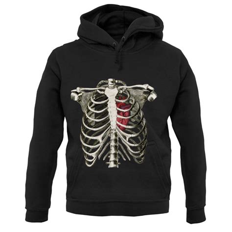 Looking for a good deal on rib cage shirt? Rib Cage Heart Hoodie By CharGrilled
