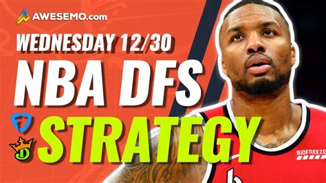 Nba Dfs Picks Draftkings And Fanduel Daily Fantasy Basketball Strategy
