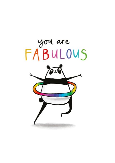 You Are Fabulous Panda Hula Hoop Etsy
