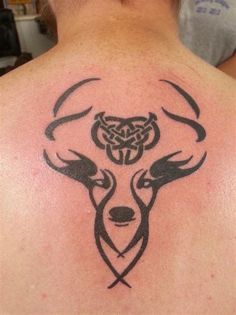 My First Tattoo Deer And Celtic Knot By Michael At Matthews Party