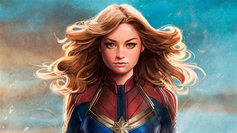 Captain Marvel New Artwork Hd Superheroes 4k Wallpapers Images