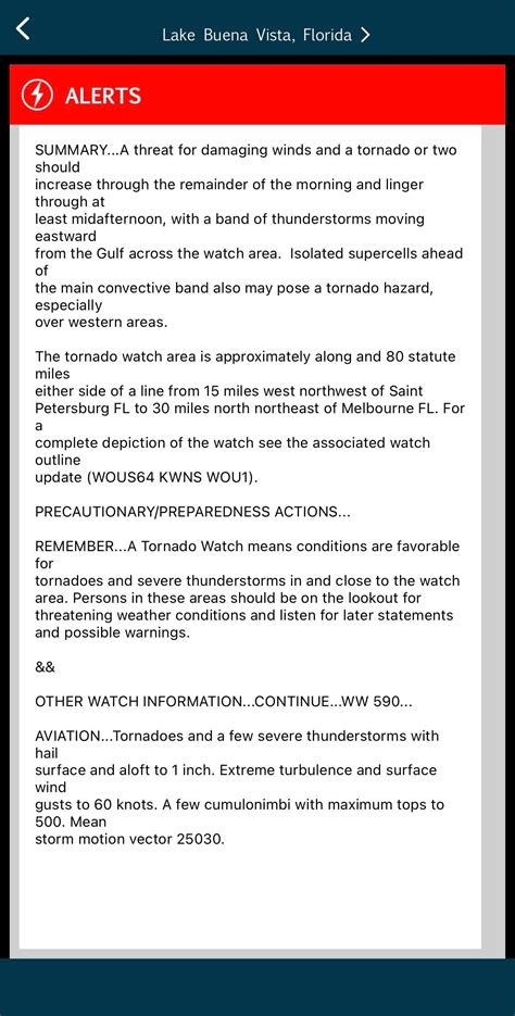 Tornado Watch In Effect For Orlando Area For Most of the Day