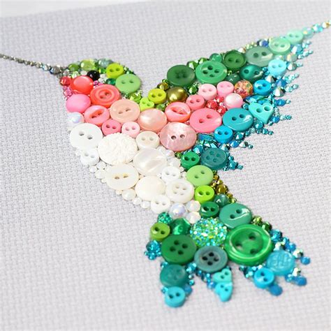 Custom Hummingbird Wall Art Made To Order Button Picture