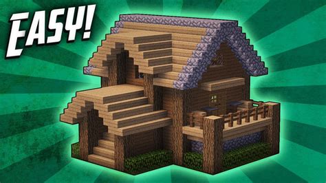 Minecraft How To Build A Survival Starter House Tutorial 4 YouTube