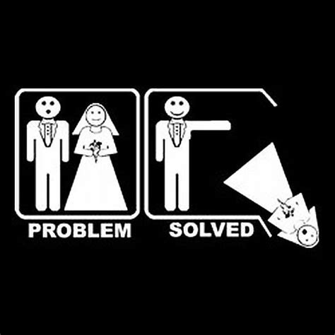 Problem Solved Groom T Shirt Funny Divorce Marriage Ebay