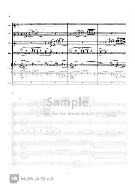 J Sibelius Symphony No 5 In E Flat Major Sheets By Original Score