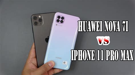 Iphone 11 Pro Max Vs Huawei Nova 7i Speedtest And Camera Comparison
