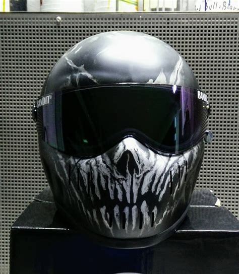 Skull Custom Motorcycle Quad Helmet Custom Motorcycle Helmets