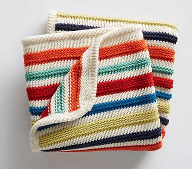 1 offer is exclusive to pottery barn credit card holders enrolled in the pottery barn credit card rewards program. Bright Multi Stripe Baby Blanket | Pottery Barn Kids
