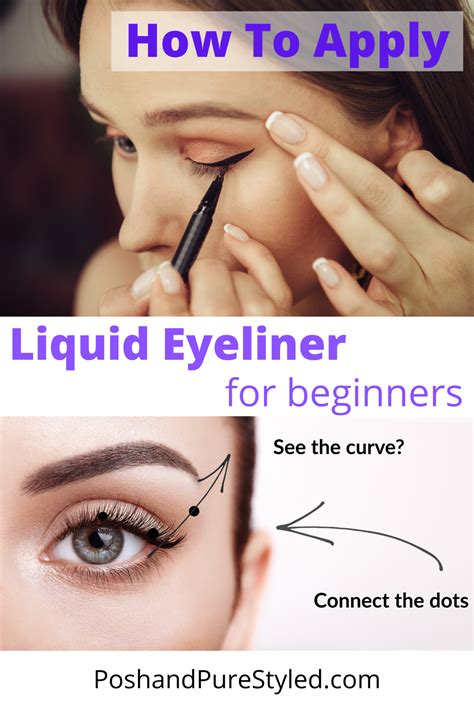 How To Apply Liquid Eyeliner As A Beginner Eyeliner For Beginners