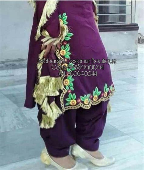 Punjabi Suit In Patiala Maharani Designer Boutique