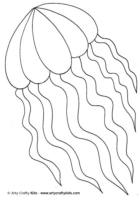 Spongebob squarepants jellyfish coloring page. Jellyfish Outline | Arty Crafty Kids