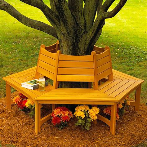 There's nothing like a tree bench that invites you to have a seat and enjoy a quiet reflective moment in nature! Made in the Shade Tree Bench Woodworking Plan from WOOD ...