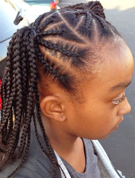 However, short hair and simple cornrows tend to look monotonous. Black Little Girl's Hairstyles for 2017- 2018 | 71 Cool ...
