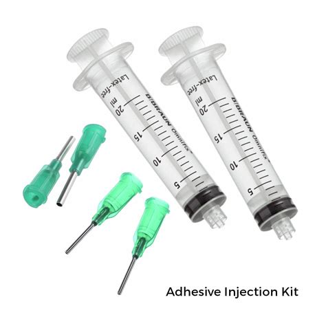 Fs Syringe Kit For Adhesive Injection Including 2 X 20ml Plastic