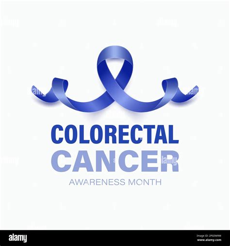 Colorectal Cancer Banner Card Placard With Vector 3d Realistic Dark