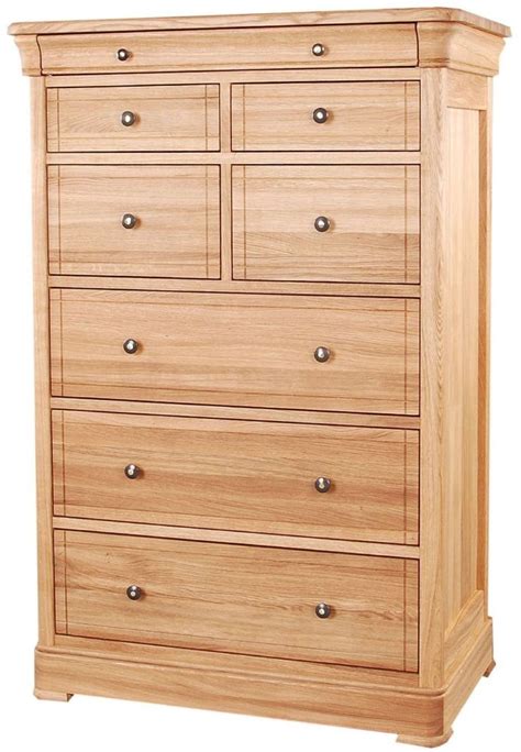 Clemence Richard Moreno Oak Tall Chest Of Drawers Dresser Woodworking