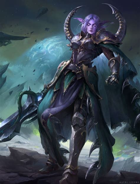 Night Elf Aesthetics Warcraft Art World Of Warcraft Characters