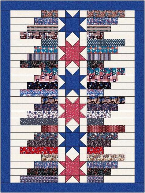 New Freedom Steps N Stars Quilts Patriotic Quilts Star Quilt Patterns