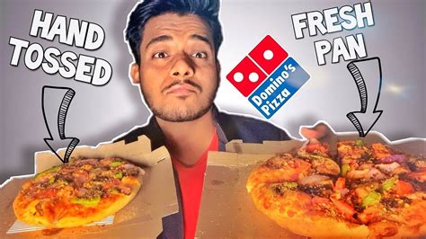 dominos pizza hand tossed  pan pizza     youtube