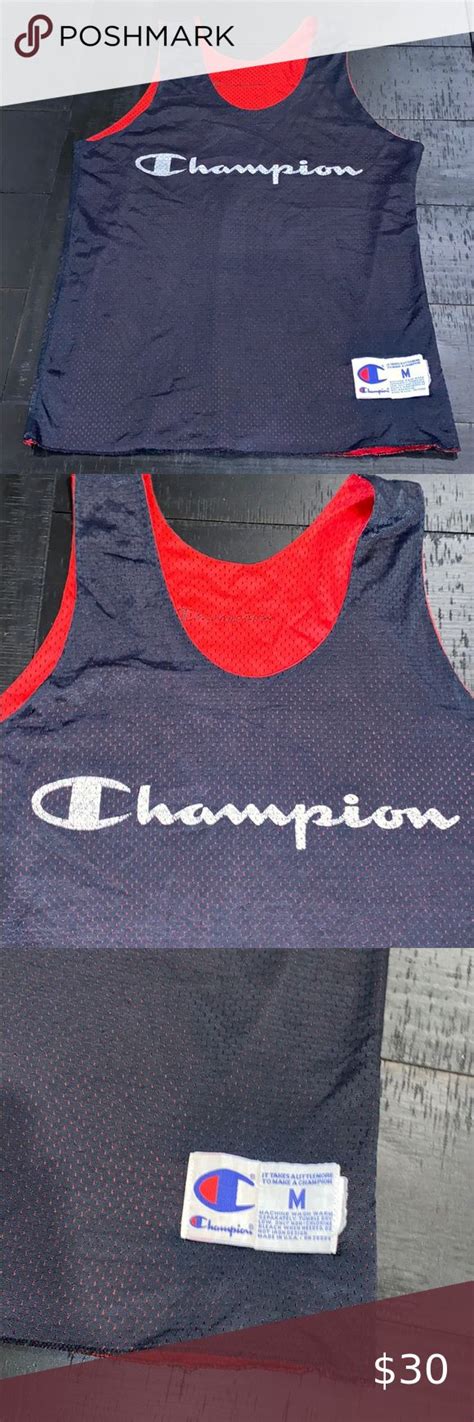 Mens Champion Reversible Workout Tank Top In 2021 Champion Shirts