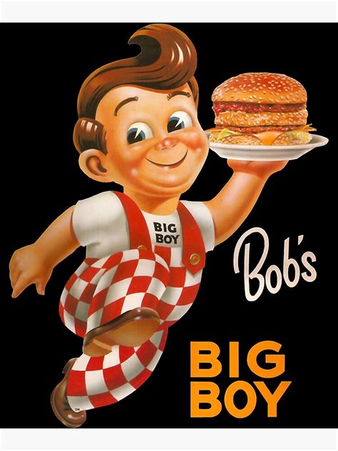 Bobs Big Boy Burger Classic Poster By Balmerfusaborif Redbubble