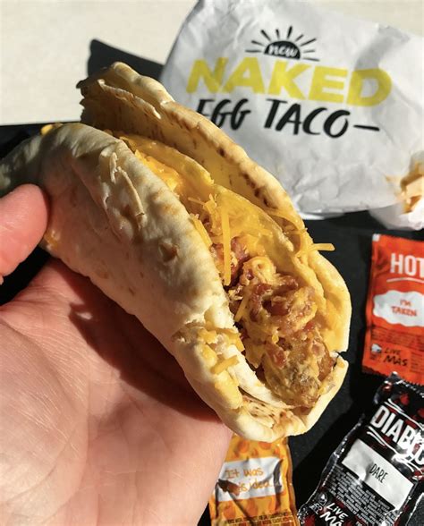 review taco bell s naked egg taco junk banter