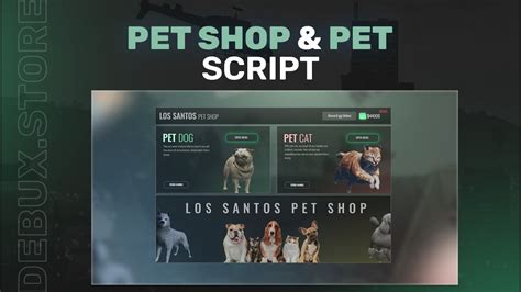 Fivem Pet Shop And Pet Script Debux Youtube