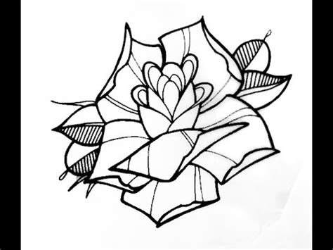 These are also among the most popular tattoo designs these days. Traditional Rose Drawing at GetDrawings | Free download