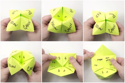 How To Make A Fortune Teller Out Of Paper Step By Step For Beginners